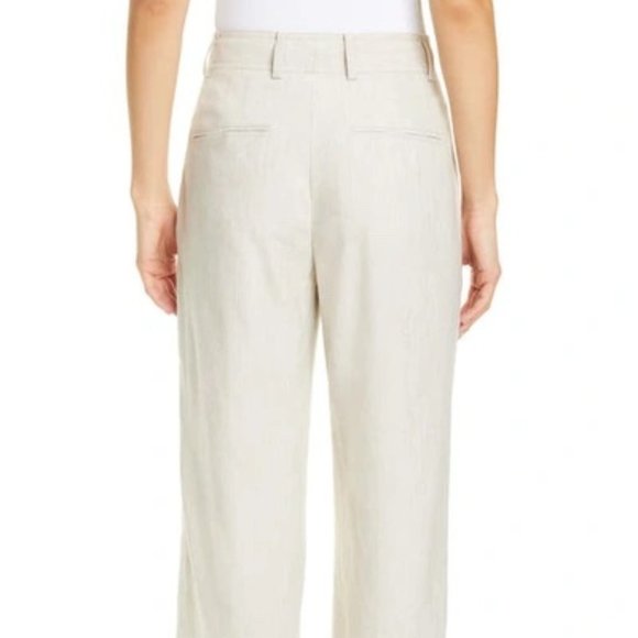 CLUB MONACO Hadarahh Pants in Flax Linen Pants Straight Leg - Picture 4 of 15